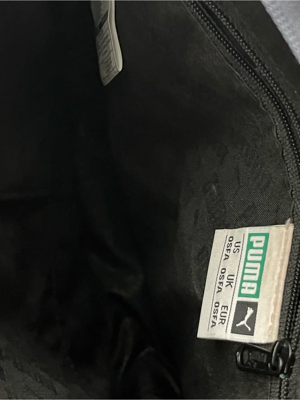 Vintage Puma Navy and White Crossbody Shoulder Bag